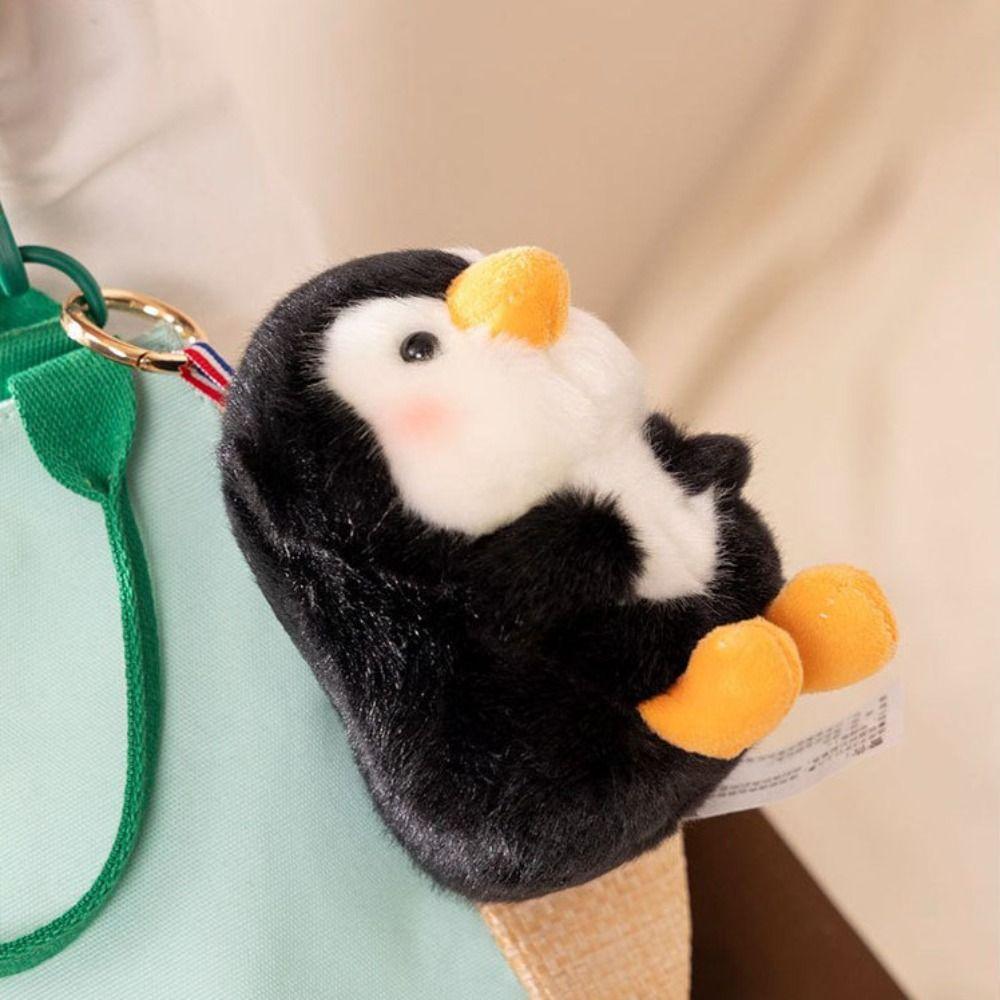 Penguin Plush Rabbit Doll Pendant Hamster Pig Rabbit Doll Plush Keyring Schoolbag Ornaments