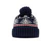Vintage Fair Island wind wool hat women's winter thickened warm knitted hat cute ear protector cold hat
