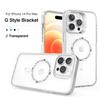 The New Model Is Suitable for Iphone16pro with Built-in Magnetic Mobile Phone Case, Apple 15/14 Transparent Magnetic Mobile Phone Case.