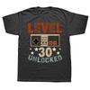 30 Year Old Level Unlocked 30th Gaming 1993 T Shirts Summer Style Graphic Cotton Streetwear Short Sleeve Birthday Gifts Tshirt