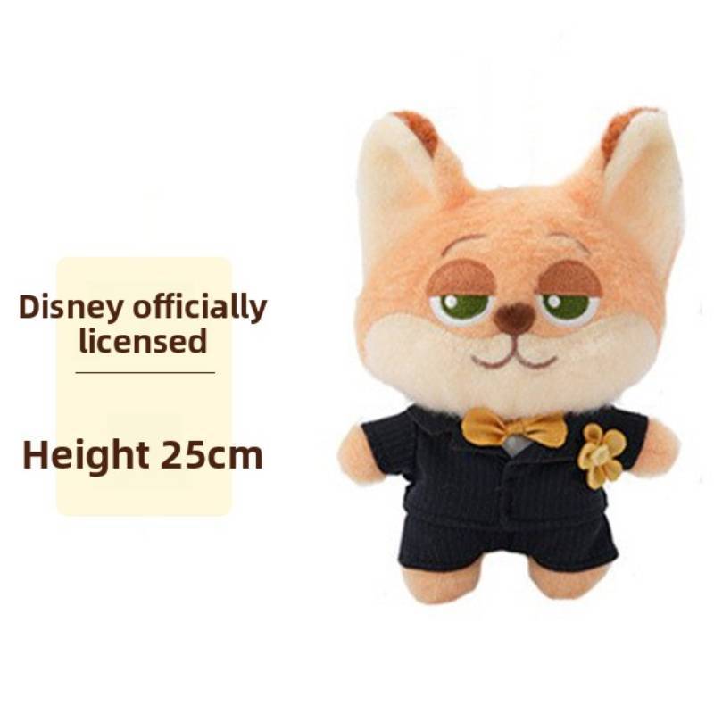Zootopia Judy Nick Cosplay Plush Toy With Short Pile Fabric For Kids And Collectors