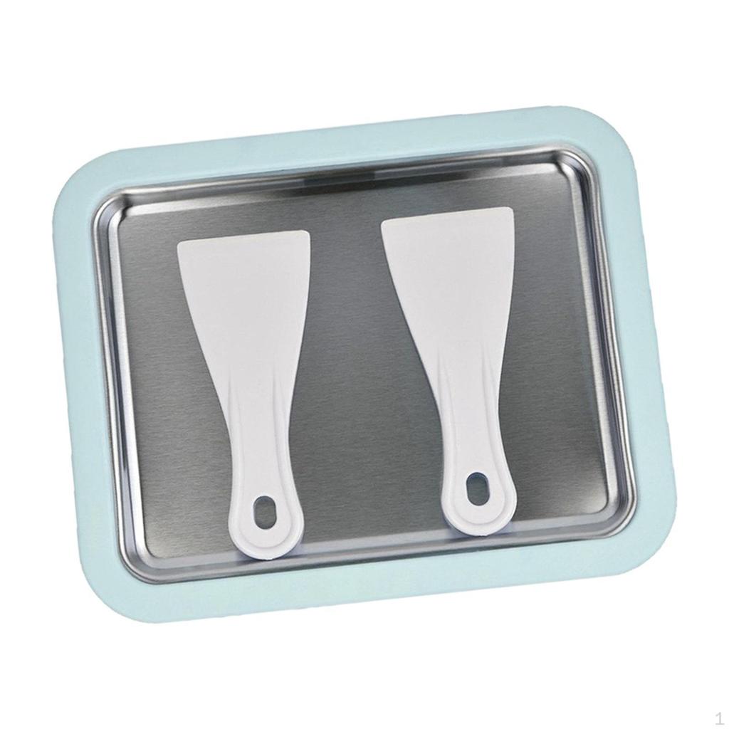 1 Piece Frozen Yogurt Maker Pan Stainless Steel Ice Cream Multifunctional Use Suitable