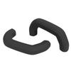 2 Pack Tow Hook Covers Rubber Durable Protection Prevents Wear Tear Replacement for Rivian R1T R1S Black