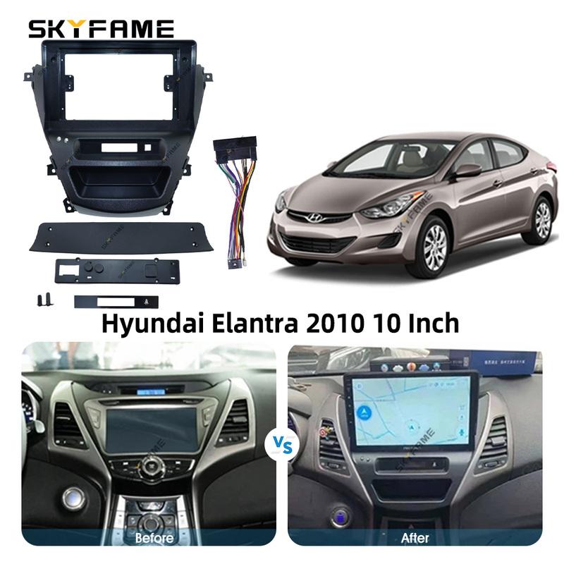 SKYFAME Car Frame Fascia Adapter Android Radio Dash Fitting Panel Kit For Hyundai Elantra Avante