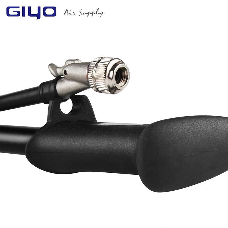 GIYO Aluminiumlegierung 300 PSI Hochdruck Mountainbike Luftstoßdämpfer Pumpe für Gabel & Hinterradfederung