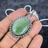 Aquamarine Gemstone Handmade 925 Sterling Silver Jewelry Pendant 2.05" M-2836