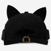 Breathable Cat Ears Brimless Hat Adjustable Woman's Landlord Hat Fashion Bucket Cap  Outdoor