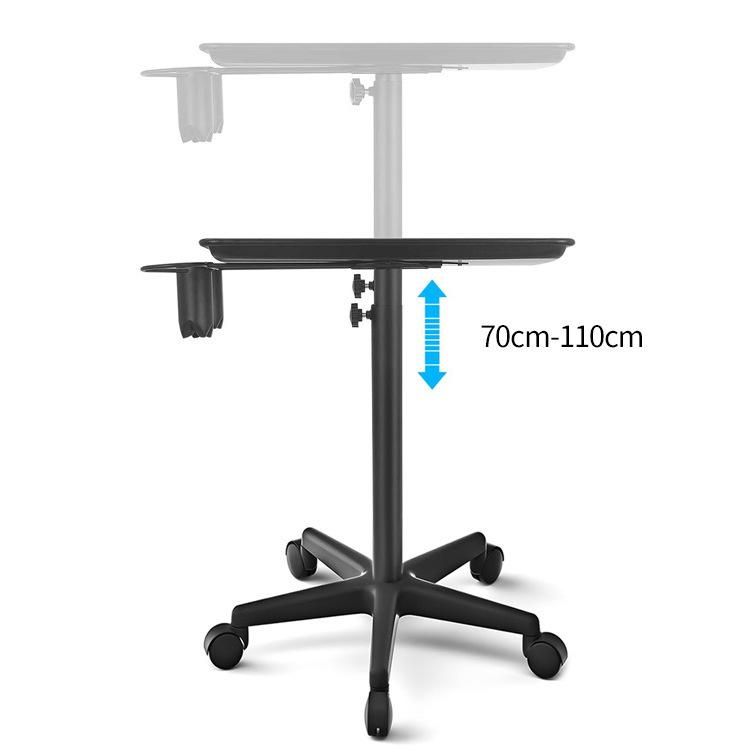 Wózek na kosmetyki, wózek na narzędzia, przenośny, profesjonalny, regulowany wózek na narzędzia do zdobienia paznokci, wózek do salonu fryzjerskiego, stojak na tatuaż, kreatywny