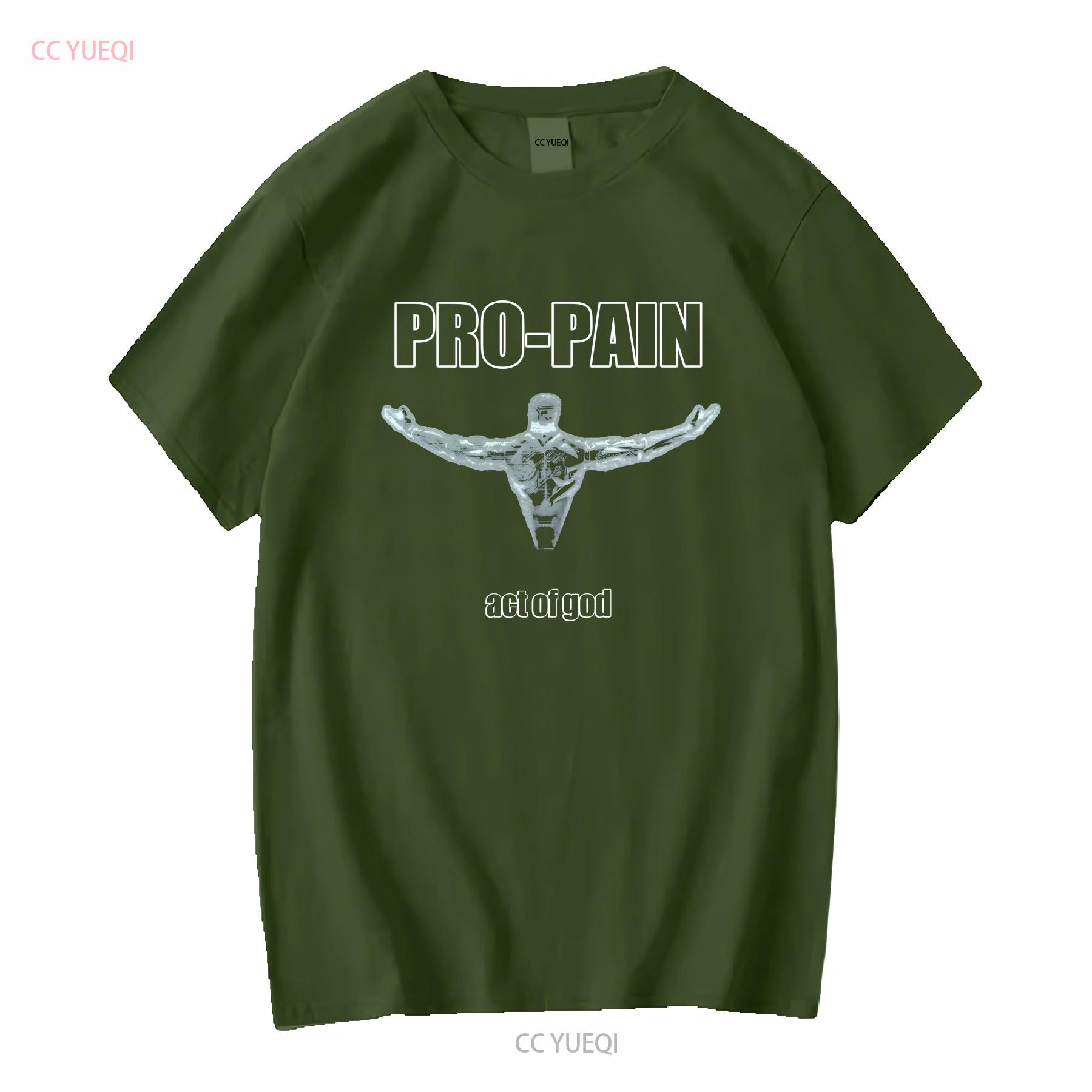 

Вінтажний Pro Pain Band Футболка Розмір XL Акт Божий Тур по США 1999 Метал Музика Рідкісна з довгими або короткими рукавами вінтажний Випраний homme M