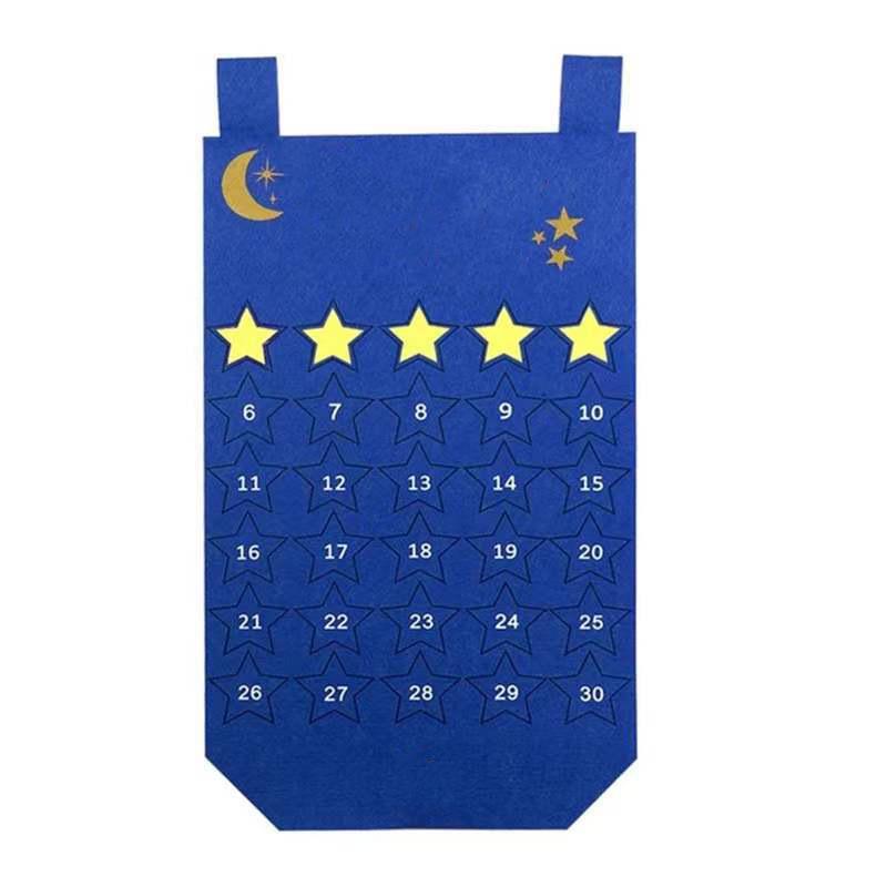 Creative Felt Holiday Countdown Ornament Calendar