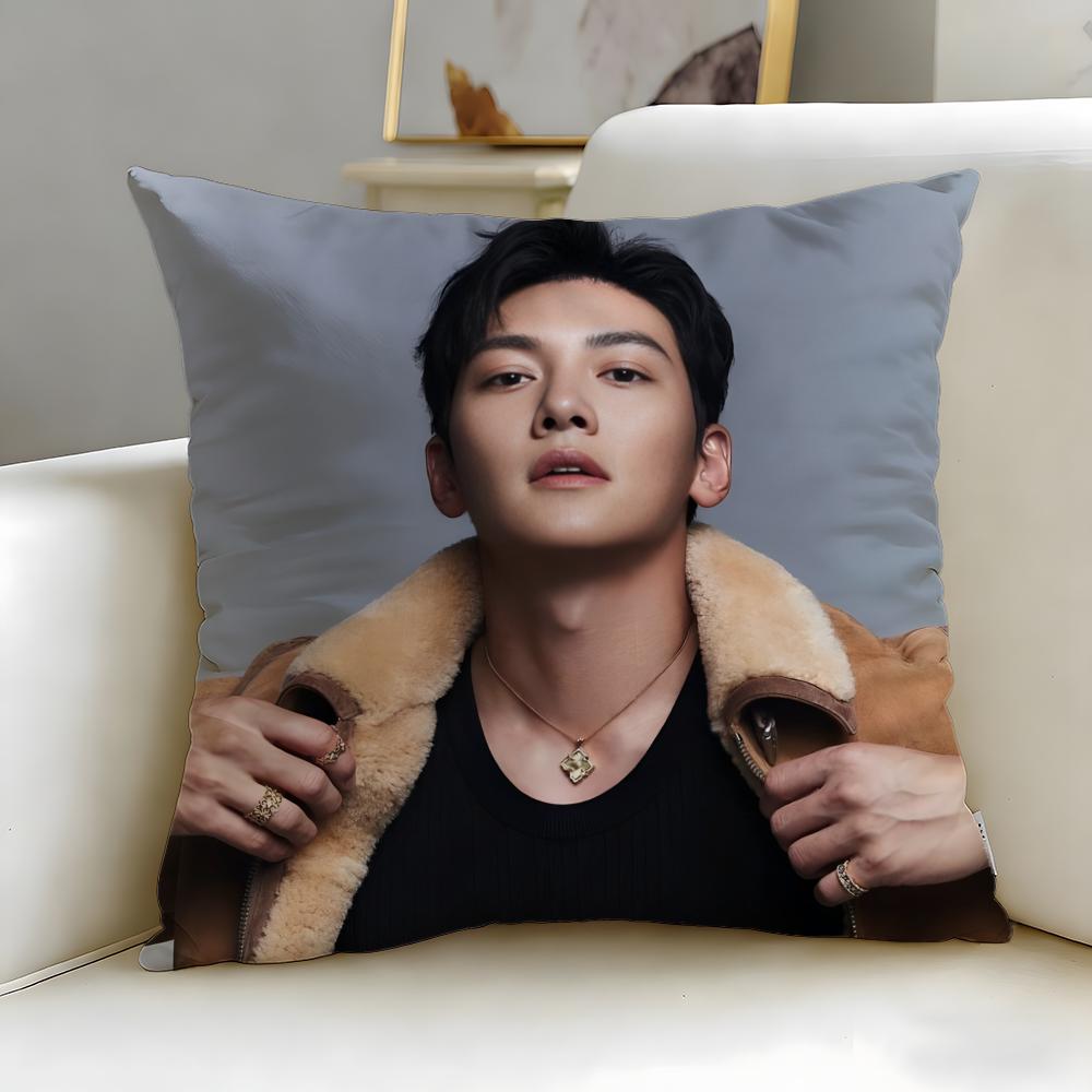 popular actor Ji Chang Wook Cushion Cover Soft & Easy-Wash Pillow Case – Versatile for Couch, Bed, Travel and Office
