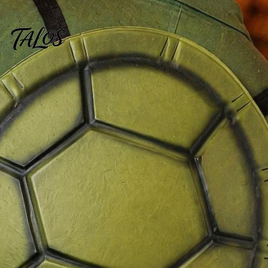Kids Party Turtle Shell Costume for Kids, Halloween Ninja Cosplay Accessory, Wearable Tortoise EVA Backpack Prop Dress Up, Festival Carnival