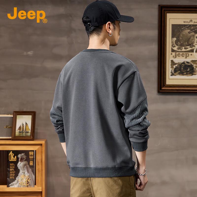 Jeep Men's Casual Crewneck Sweatshirt