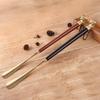 Metal Alloy Lion & Horse Head Zodiac Solid Wood Long Shoehorn