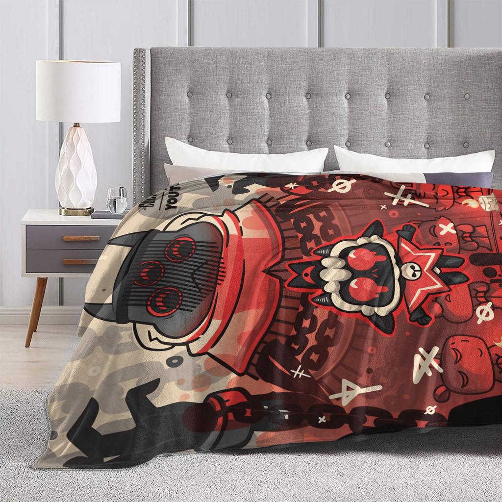Cult of the Lamb Warm Soft Blankets Picnic Plush Throw Blanket Fashion Home Decor Flannel Bedspread Sofa Bed Cover