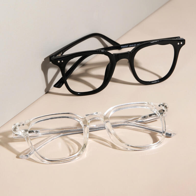 Women s Fashion Horn-Rimmed Glasses 6007 black