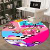 Fall Guys character, Chair mat Round Rug Office carpet, Machine Washable, Non slip, Suitable for Living Rooms, Bedrooms