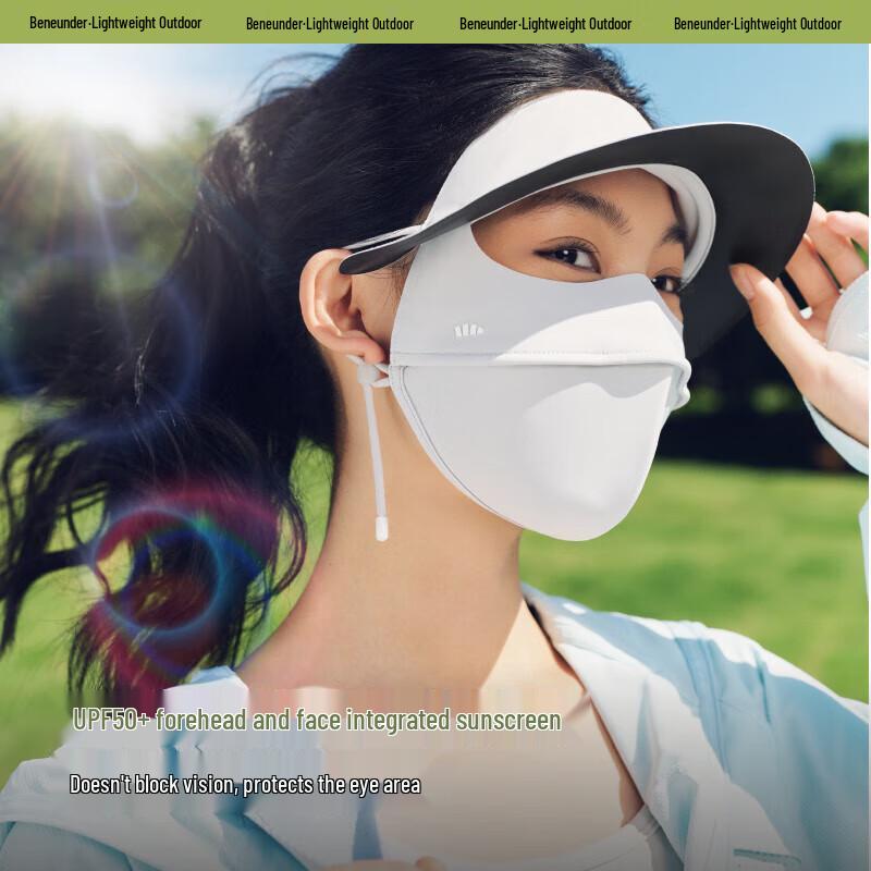 Beneunder Full-Face Sun Protection Mask with Brim AL333