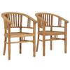 Day and Night - Day and Night Garden Chair 2 Units Solid Teak Wood
