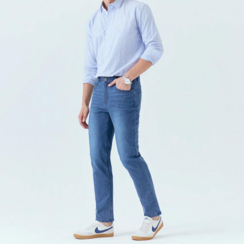 Bang Bang Men S Slim Straight Denim 23SS 2 Piece Set  1+1 
