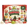 Langsame Widerstandsfähigkeit Weihnachten Knödel Adventskalender Knödel Teigkugel Blind Box für Kinder & Erwachsene