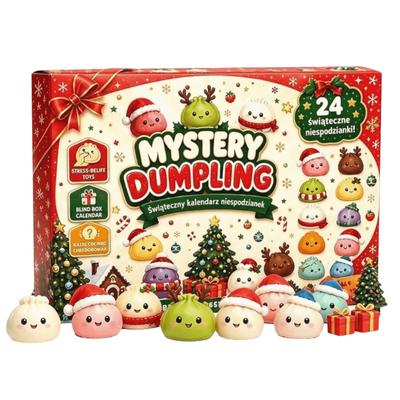 Slow Resilience Christmas Dumpling Advent Calendar Dumpling Dough Ball Blind Box  for Kids&Adults