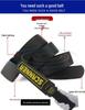 Genuine YKK Buckle: Metal-Free Nylon Elastic Belt - Lightweight Woven Canvas Military Training Belt