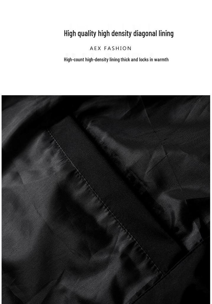 Men's Winter Thickened Cotton Down Jacket - Trendy Casual Youth Style
