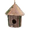 Wooden Bird House Decorative   Birdhouse with   Guard for Outdoor Courtyard Backyard