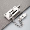 Silver Security Door Chain Anti-thief Stainless Steel Strong Apartment And Hotel Door For Cabinet For Residential