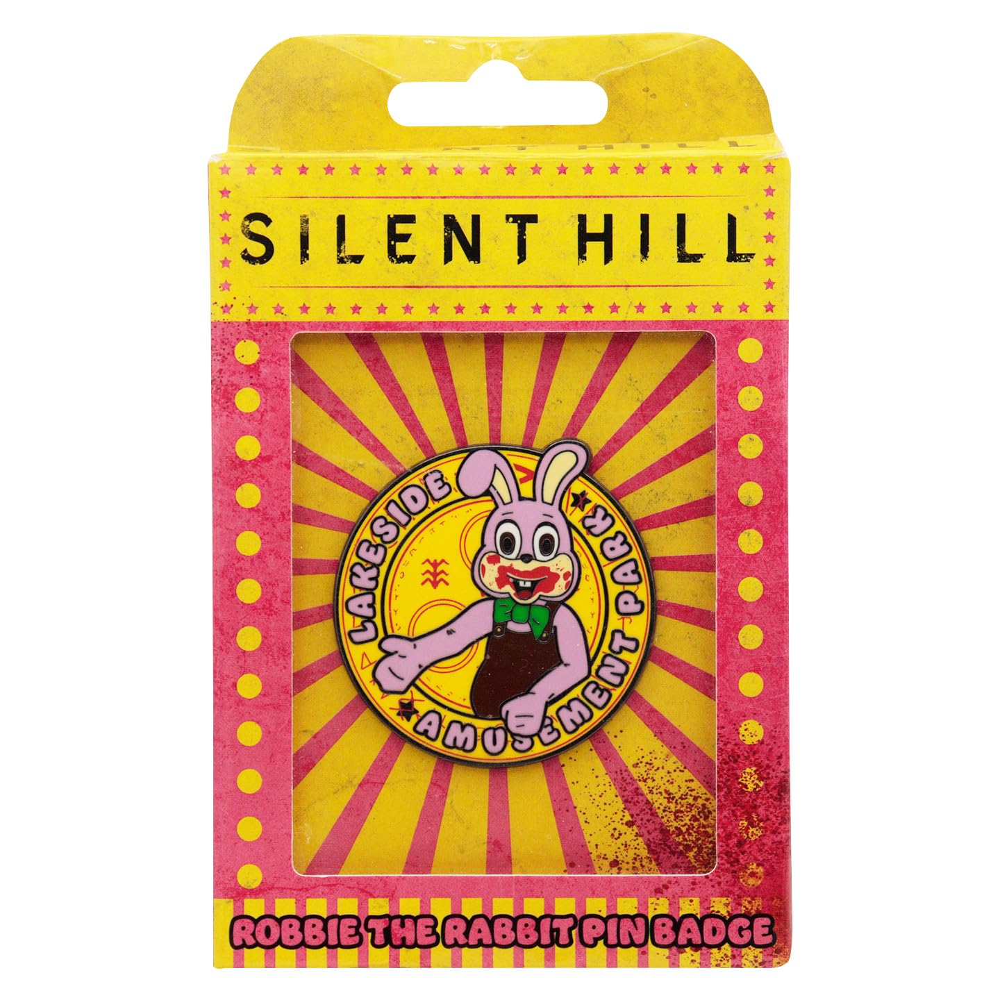 

Лицензированный серийный значок SILENT HILL Robbie the Rabbit [Официальный продукт] (с номером) белый