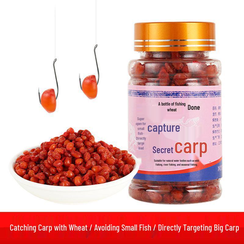 Wild Fishing Bait for Crucian Carp, Grass Carp, Bream, and Mandarin Fish - Wheat and Wine Rice Granule Groundbait