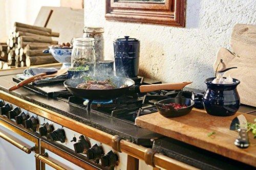 Pánev s rukojetí staub, litá smaltovaná pánev, kompatibilní s japonskou "dřevěnou" pánví, 28 cm [Autorizovaný produkt] 40511-953