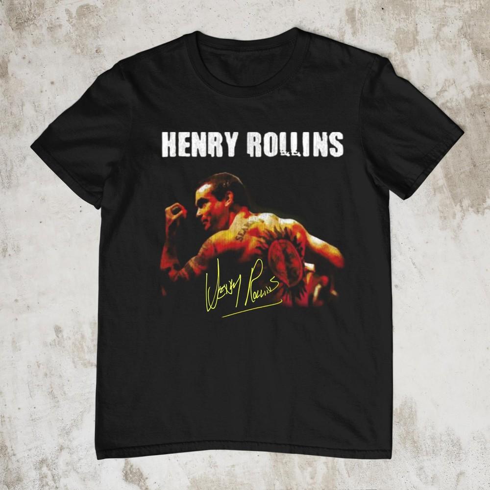 Henry Rollins Rock Black Band Member S-234XL Shirt NG925 Unisex T-Shirt M