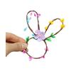 5PCS Cartoon Easter Napkin Ring Bunny Design Cute Napkin Loops Funny Reusable Festive Napkin Buckle Party Accessory