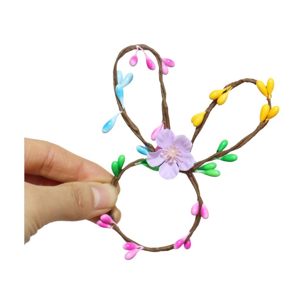 5PCS Cartoon Easter Napkin Ring Funny Napkin Loops Creative Decorative Ring  Party Accessory фиолетовый