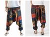 2021 Men's Loose Harem Pants, Cotton Linen, Plus Size, Wide Leg