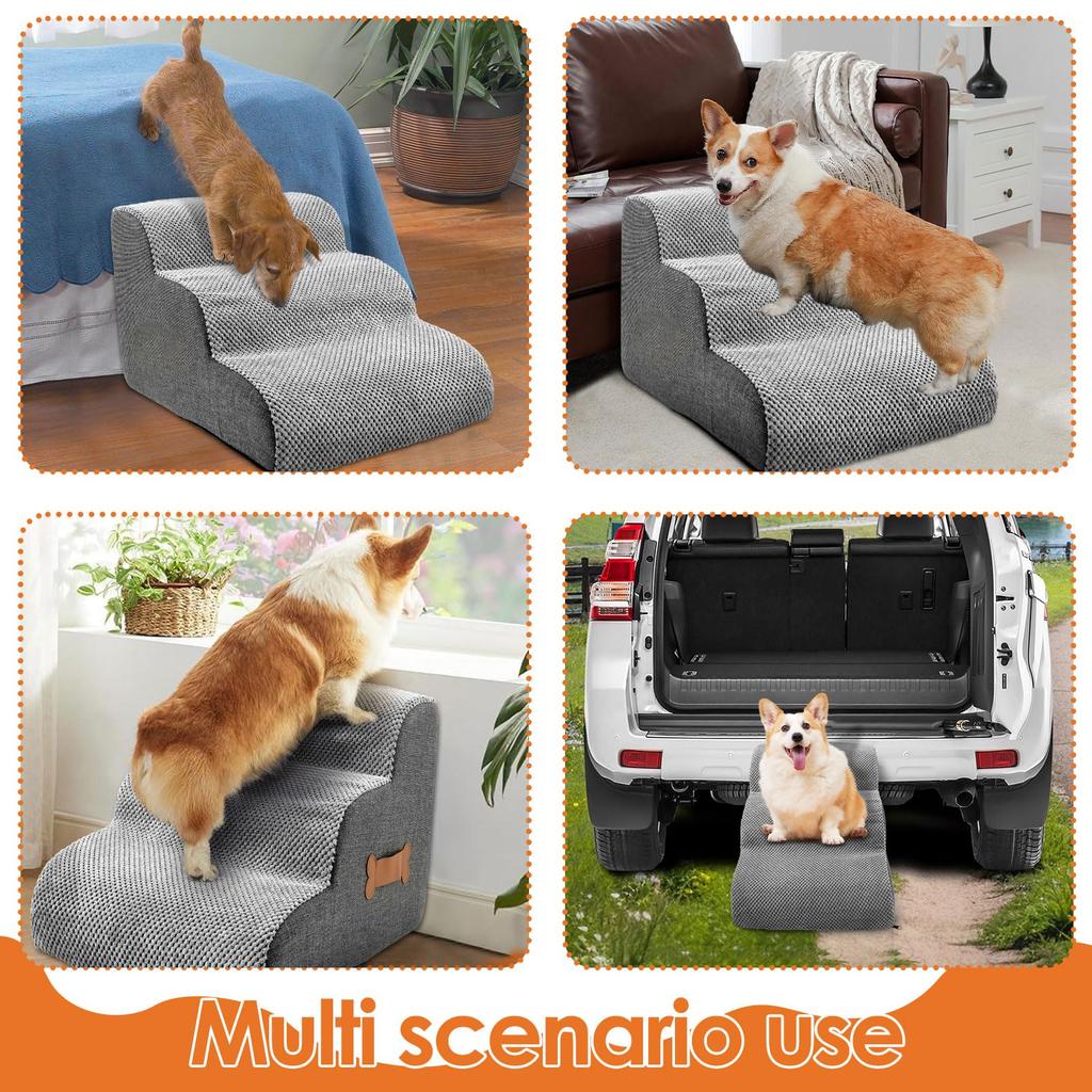 Leiter Hunde Haustiere Knochengriff Welpen Treppen Neben Sofa Bett Rampe für Hunde Schutz der Gelenke von Haustieren Treppen für ältere Hunde