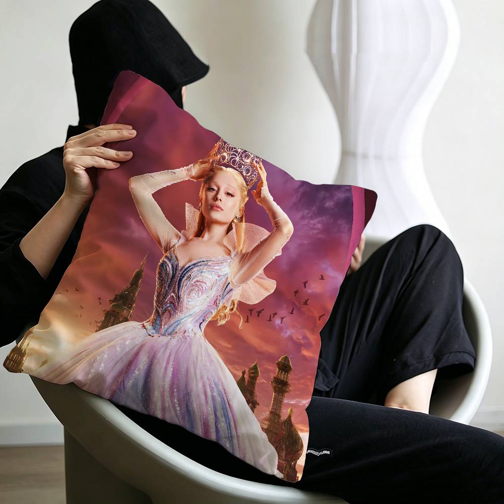 Pop Singer AAriana GGrande Maple Design Cushion Cover Happy Autumn Harvest decor Holiday Decorati Pillow Cover