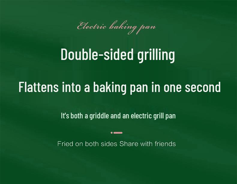 Electric Double-Sided Griddle Pancake & Egg Maker