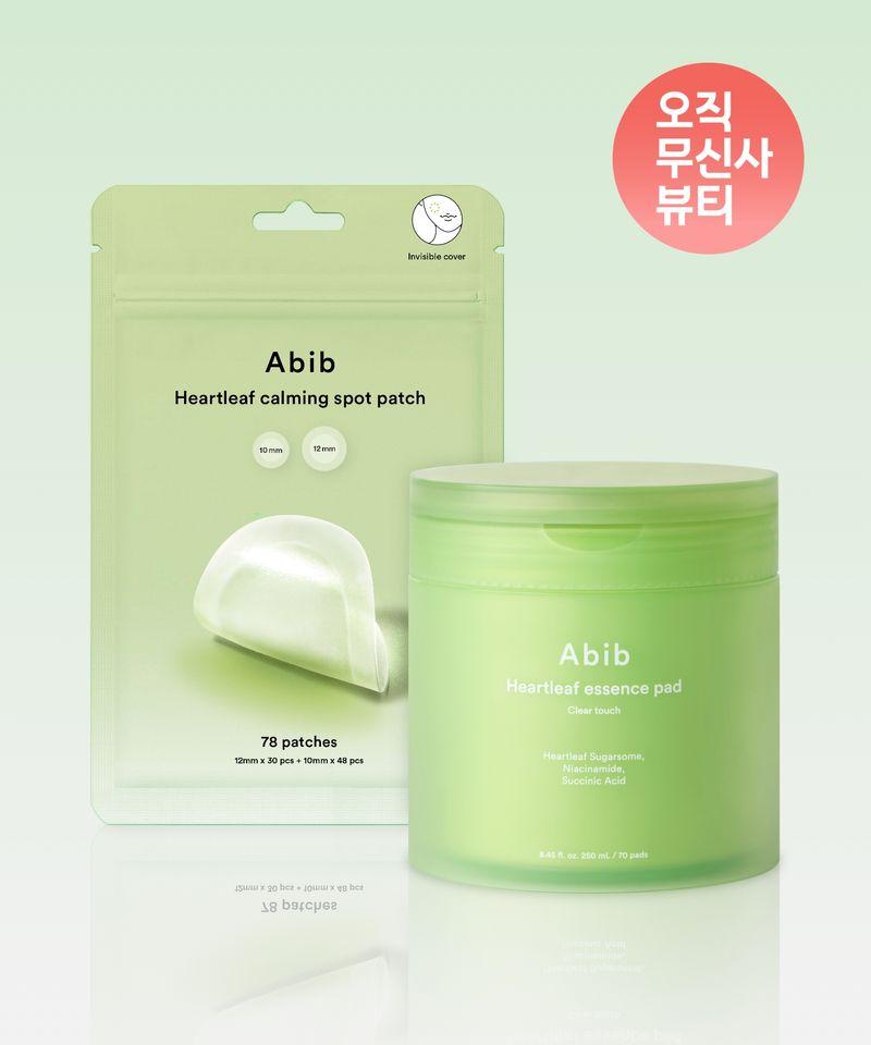 Houttuynia Cordata Blemish Essence Pads Clear Touch 70 Sheets + Houttuynia Cordata Calming Spot Patches 78 Sheets