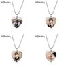 Gorgeous Bts Heart Shaped Necklace Featuring Park Jimin And Gold Plated Design