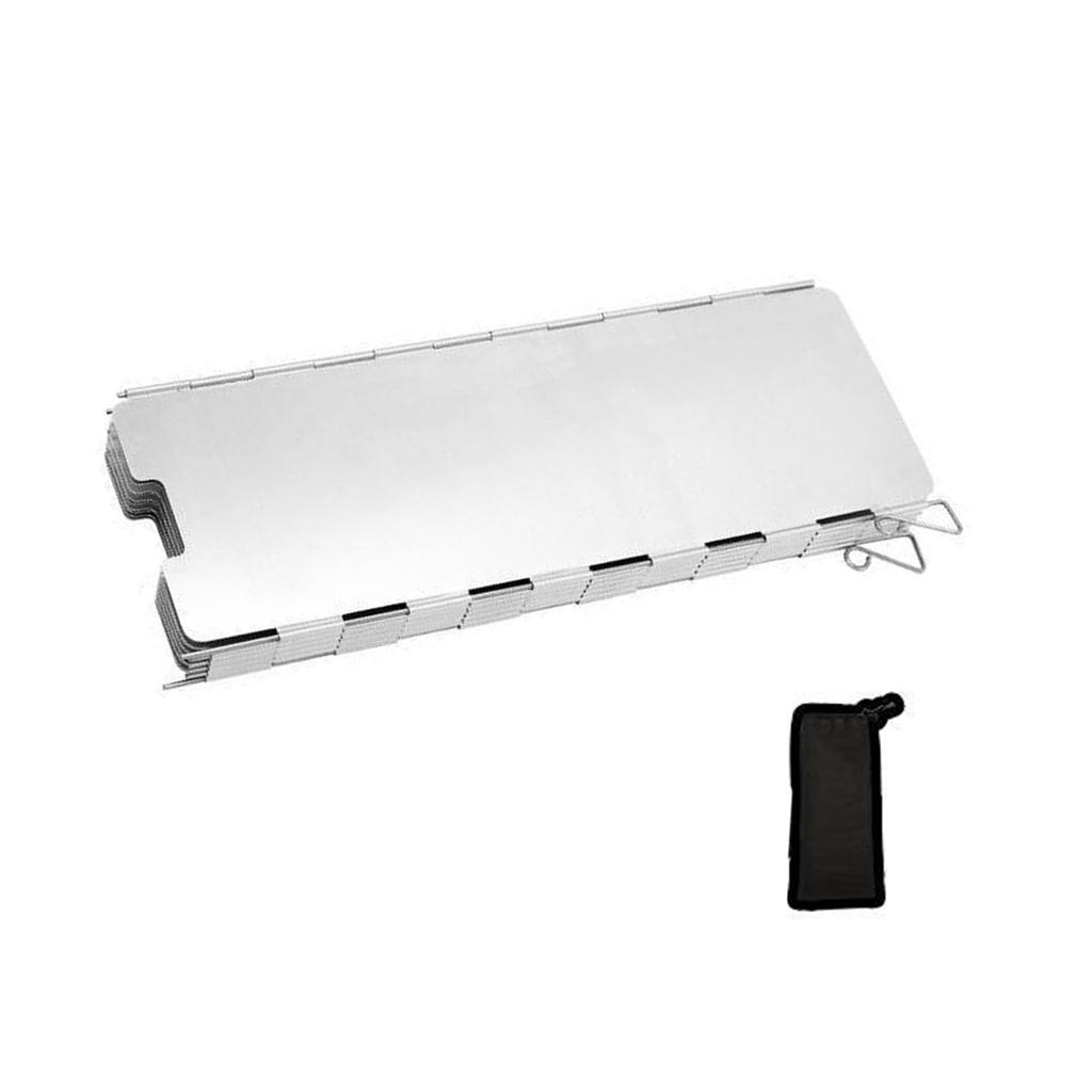 Efficient Windproofed Camp Stove Plate High Performances Wind Protecting Plate Enhancing Cooking Efficiency Outdoors