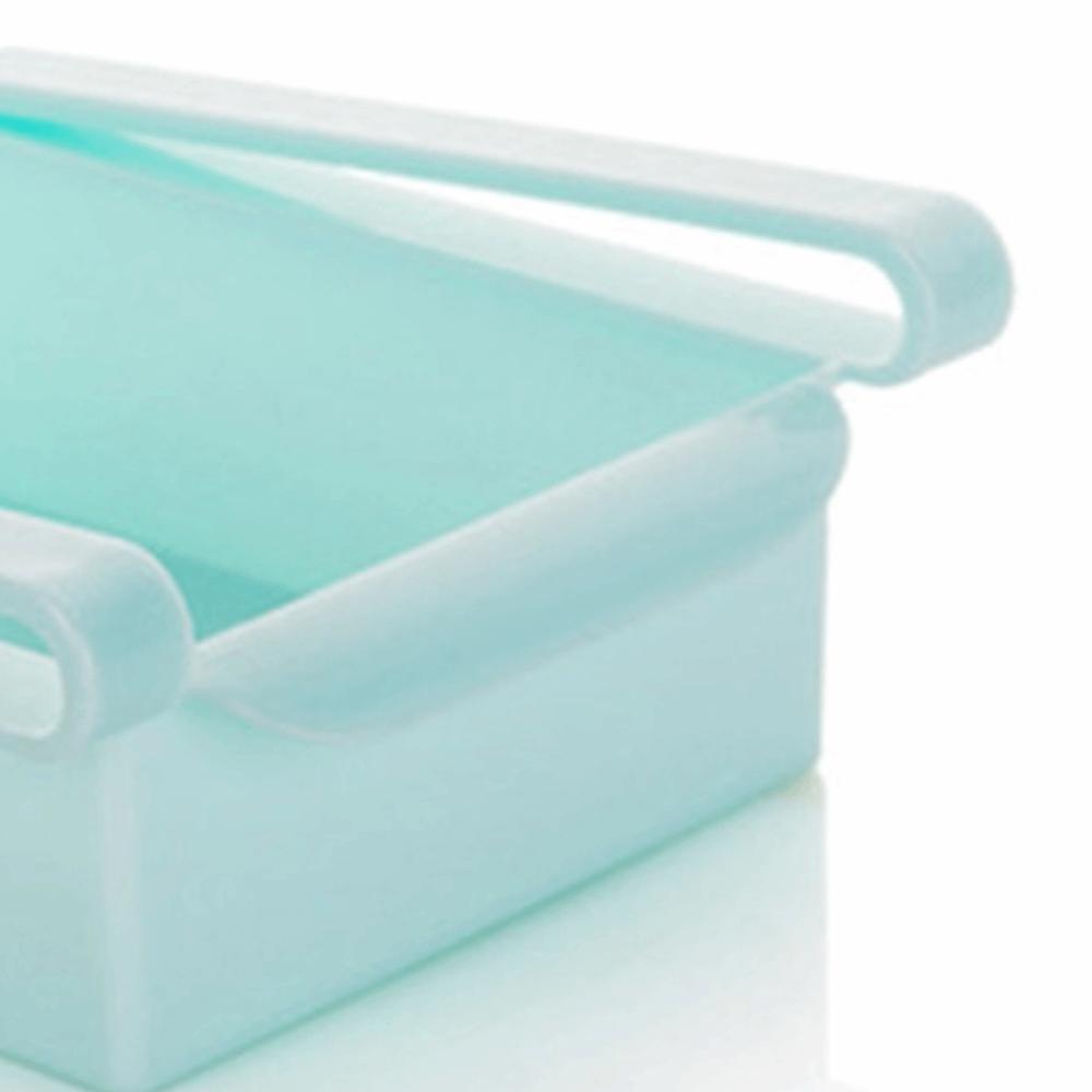 Sliding Pull-Out Fridge Drawer Organizer PP Kitchen Organizer Rack Fruit Vegetable Basket