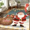1Pc Christmas Santa Claus Gifts Rug Office Carpet Indoor Outdoor Doormat Nonslip Soft Living Room Christmas Halloween Gift D922268