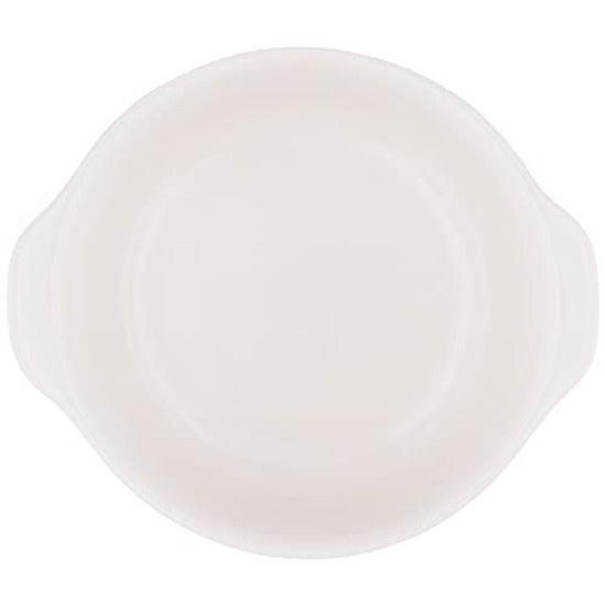 Banko-yaki Oven-safe Heat-resistant Monotone Soup Plate White Diameter Approximately 13cm Onion Gratin Tableware Ceramic Microwave Safe Made Japan