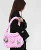 Acho Daisy Knitted Pompon Shoulder Bag_Pink