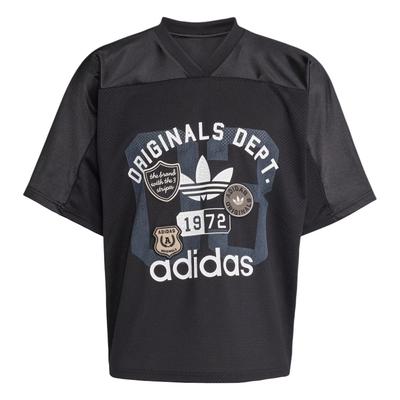 Originals Og Graphic Dept. Maglia Moda Semplice Sport Manica Corta Maglia da Calcio Uomo Top Nero KD6252