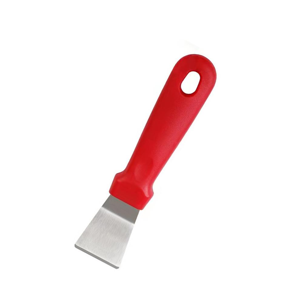 1Pc Multifunction Squeegees Small Scraper Shovel Oil Cleaning Tool Stainless Steel Blade Grill Slant Edge Scraper Fridge Ice Scraper