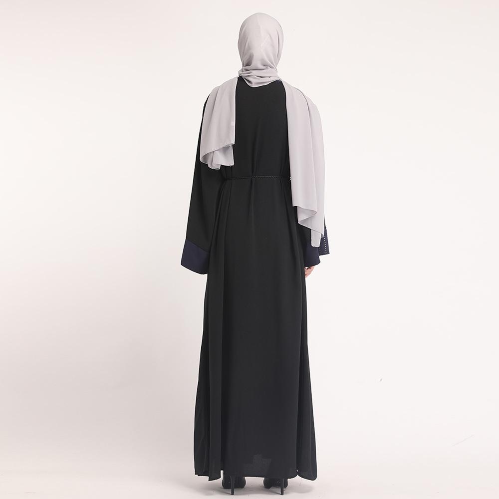 Sestříhané luxusní kardiganové šaty s hotfix kamínky - LR185